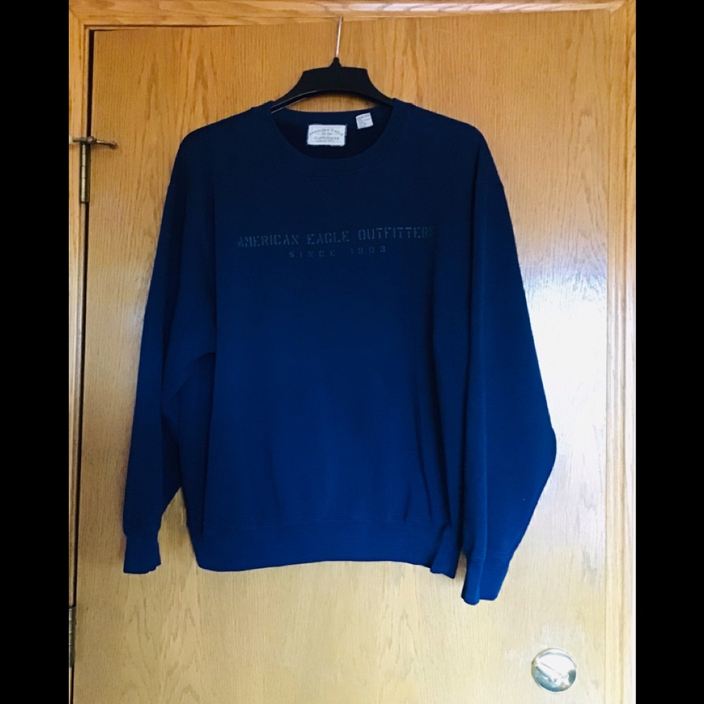 American Eagle Outfitters, Men’s SweatShirt, Black, XL, Machine Washable